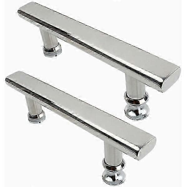 2x Krom Rustfrit Stål Brusekabinedør Håndtag 145mm Dørhåndtag fo
