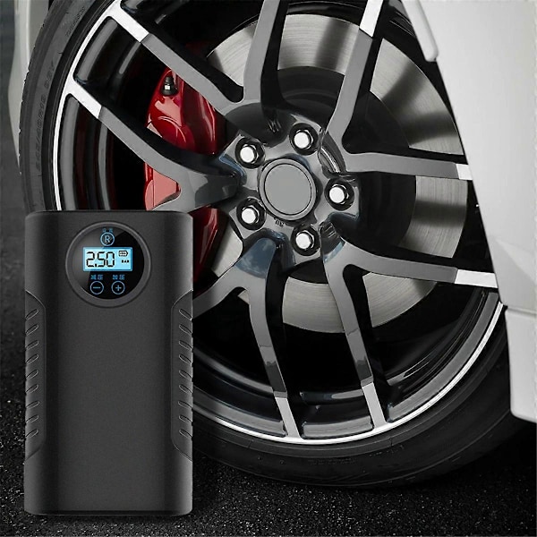 150PSI Portabel USB Uppladdningsbar Smart Däckpump LCD-Display Elektrisk Luftpump för Mo