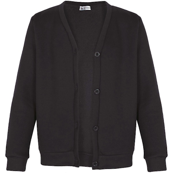 Flickor Barn Scouter Skoluniform Kofta Borstad Fleece Kofta