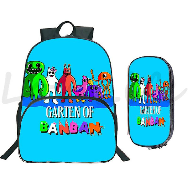 Garten Of Banban Ryggsekk 2 stk Sett Jenter Gutter Barn Tegneserie Anime Ryggsekker Hagespillveske Skolesekk Oxford Boksekker Mochlia 10