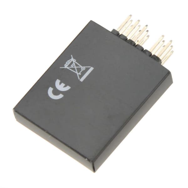 3X P1-GYRO 3-Akse Flight Controller Stabilisator System Gyro til Fast Flyvende Vinge Sort