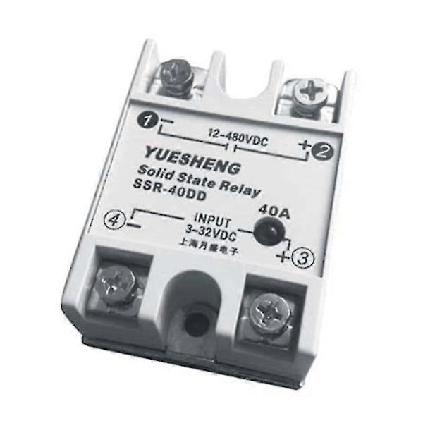 Elektronikkomponentkontakter DC Solid State Relä SSR 40DA Starlight