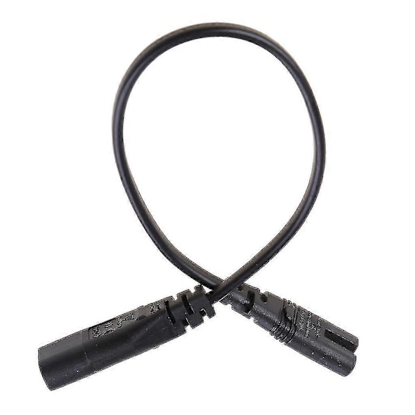 IEC 320 2-ben C7 Hun Til C8 Han Figur 8 Strømadapter Forlængerkabel 30cm