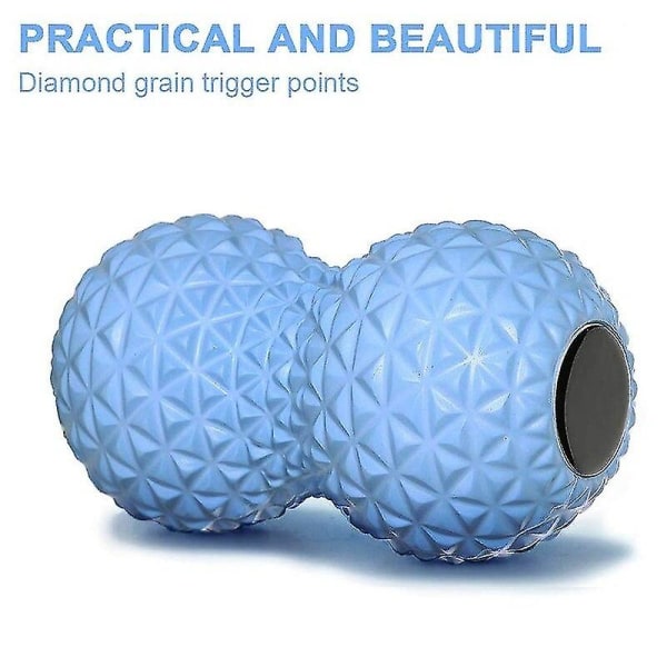 Peanut massagebold Dobbelt lacrosse massagebold Mobilitetsbold til fysioterapi Dybt vævsmassageværktøj Ryg Håndfod