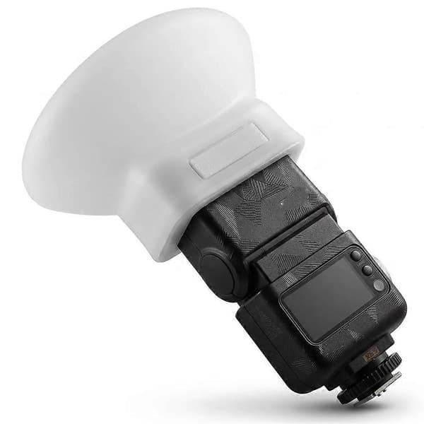 Blitsdiffuserdeksel for Godox IT32 mykt lys, eliminerer hard skygge, bærbart fotofylllys, blits White