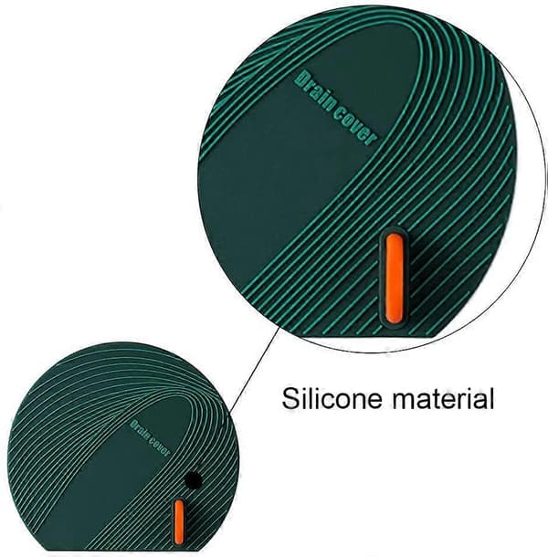 2 st Avloppsproppar 15,5 cm Diameter Avloppspluggar Vattentäta Silikonbadkarsproppar