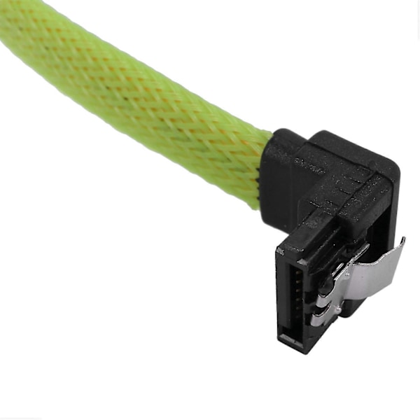 50cm Sata 3.0iii Sata3 7pin 6gb/s datakabel med nylonhylsa (grön)
