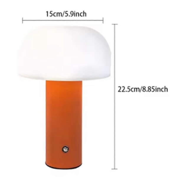 Sopplampe med 3-fargers dimming