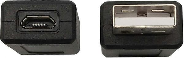 USB 2.0 Hane till Micro USB Hona Adapterkontakt (2-pack)