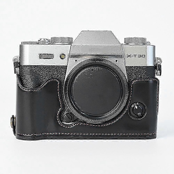 For Fuji XT10/XT20/XT30/XT30 II Kameraveske i Lær, Bunn Halv-Kropp Kamera Beskyttelsesdeksel