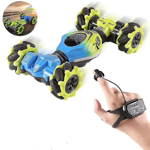 2.4 GHz Geststyrt Håndkontroll RC Bil Drift Stunt Klatring M/ Musikk Lys Bil Leketøy For Barn Bursdagsgave