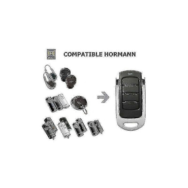 Allotech Hor4 -kaukosäädin yhteensopiva Hormann Hsm2 868, hsm4 868, Hormann Hs1 868, hs2 868, hs4 868