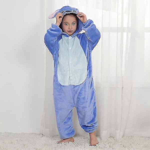 Barne Pyjamas Fll Varmt Nattøy Gutter Jenter Dyre Jumpsuits (m Størrelse)