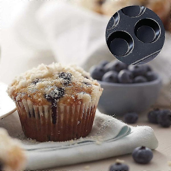 24 Muffinplåtar, Bakform Non-stick Cupcake Bakplåt Kraftig
