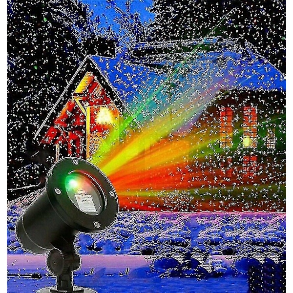 Jul LED Projektor Utomhus Landskap Scen Jul Lampa