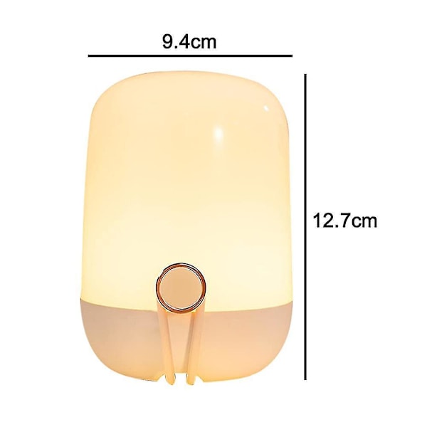 Nattlampa för Barn, Touchkontroll Uppladdningsbar Baby Nattlampa Färgskiftande Sänglampa, Barnkammar Lampa för Amning Babygåva
