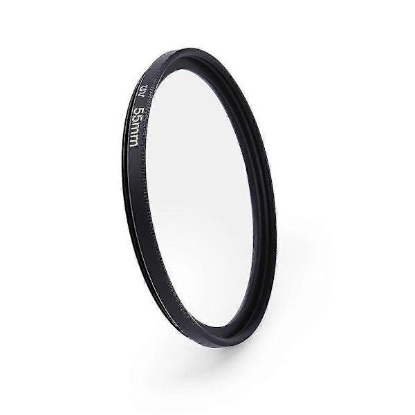 55mm UV Ultra Violet Filter Glas Linse Beskytter til Canon Sony Nikon Pentax