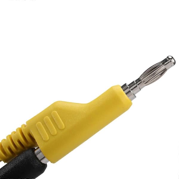 5 STK Stabelbare Banan til Bananstik Testledninger Blød Elektrisk Testkabelledning 1M til Multime