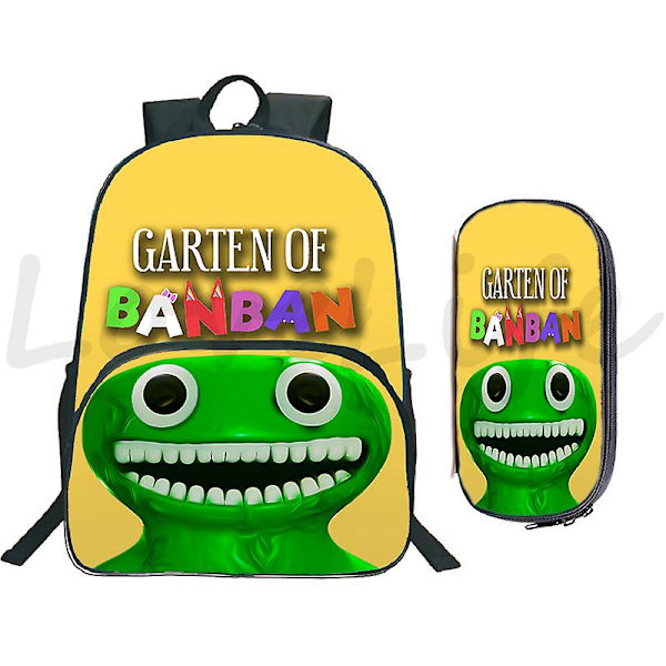 Garten Of Banban Ryggsekk 2 stk Sett Jenter Gutter Barn Tegneserie Anime Ryggsekker Hagespillveske Skolesekk Oxford Boksekker Mochlia 13