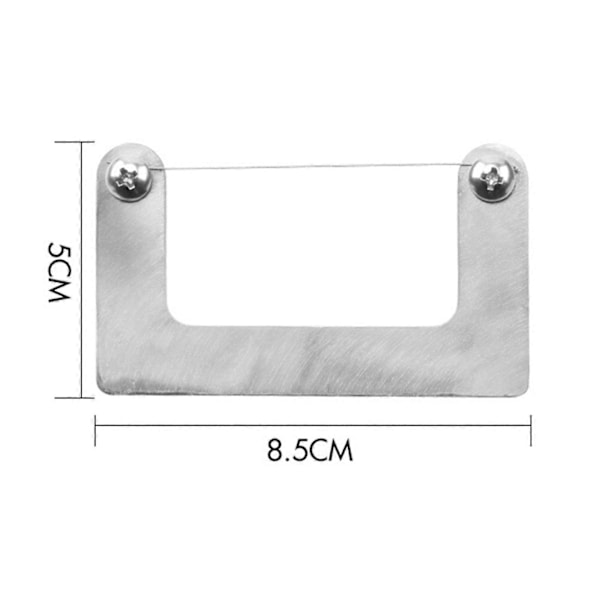 Fret Sav Skæring Træ Metal 8,6 cm x 5,1 cm Kædesav til Fiskeri Havearbejde Backpacking
