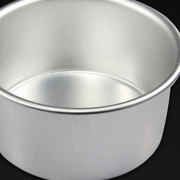 Rund kagebageform, bageudstyr til kager, kageforme i aluminiumslegering til Valentinsdags bageartikler, 6 tommer