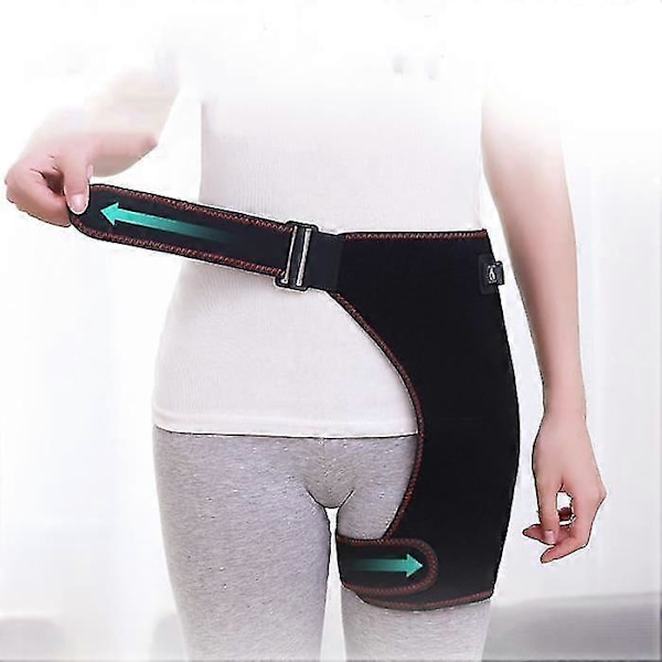 Opvarmet hoftebandage Opvarmet hofteindpakning 3 vibrationstilstande Smertelindring Justerbar bandage 60299