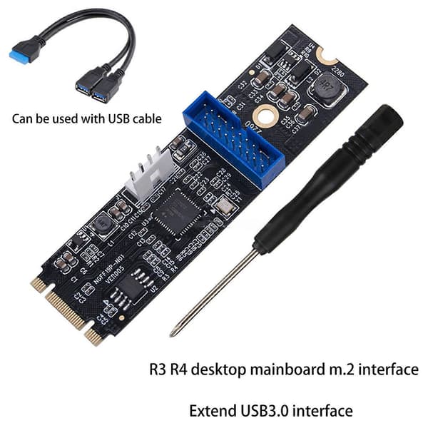 for M.2 til USB 3.0 PCI for Express Konverter Adapter Grafikk Videokort Utvider