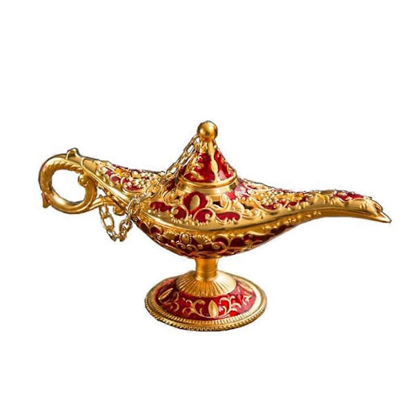 Metall Genie Lampa Ljus Önsknings Tekanna Retro Inredningsartiklar Ljuslykta Dekoration