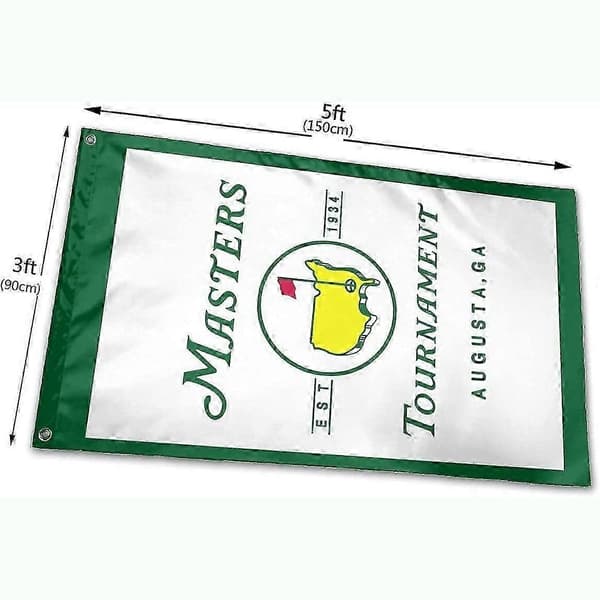 Golfbanner 3x5 fot Golfkampflagg med 2 metallmaljer Morsomme mann polyester veggflagg for utendørs dekor C