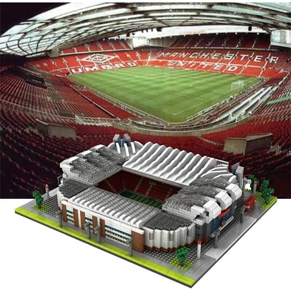 3800 bitar Byggmodell att montera Old Trafford Stadium med
