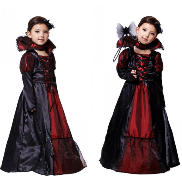 Halloween cosplay kostume julemaske danse kostume prinsessekjole M