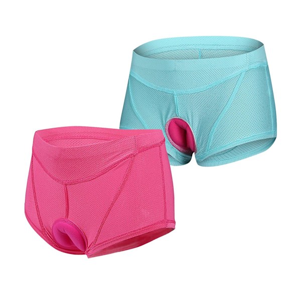 2st Kvinnor Cykelunderkläder Trosor Gel 3D Vadderade Cykelshorts Underbyxor