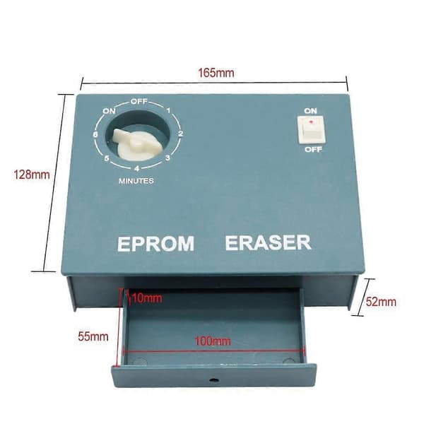 UV EPROM-sletter EPROM-data sletteværktøj Ultraviolet lys sletbar timer halvleder wafer chip slette stråling EU-stik