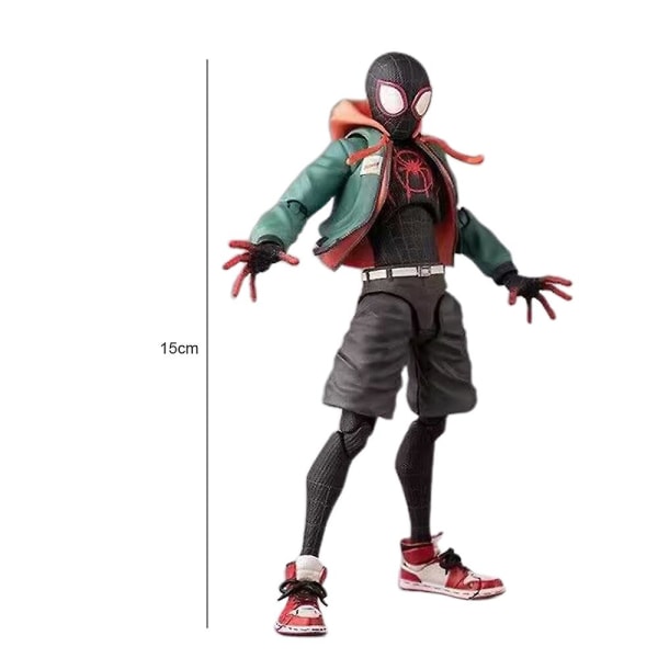 Spider-Man: Across The Spider-Verse Into The Spider-Verse Miles Morales Actionfigur Sæt Fans Gave Hjem Dekoration