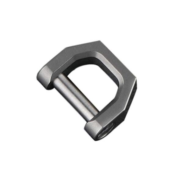 Multifunktionella D-formade spännen för titanlegering D-ring D-formad metallring Hästskor Spänne för DIY läderhantverk Plånböcker små