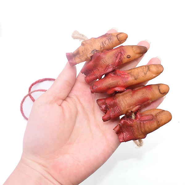 Halloween Fladdermus Mus Skräckdekorationer Simulering Latex Blodig Hand Foot Hängande Prydnad För Halloween Bar Spökhus Inredning Hög kvalitet Mouse-B03