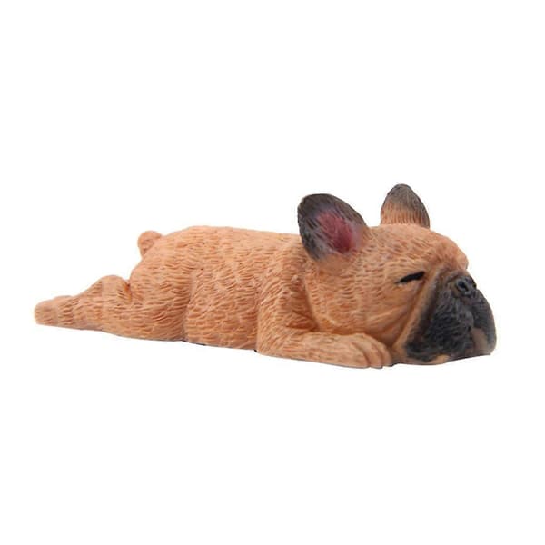 Sovende Corgi hvalpehave Mini Dukkehus Figur Dekoration