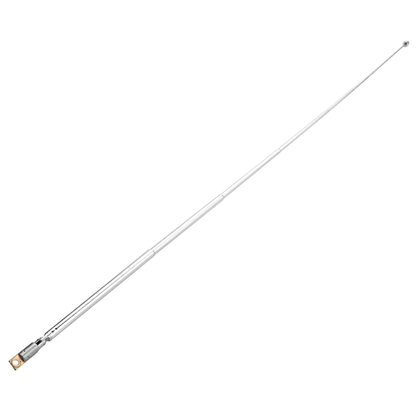 Udskiftning 49cm 19.3inch 6 Sektioner Teleskopisk Antenne til Radio TV