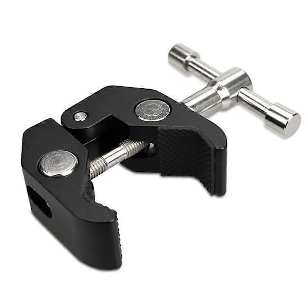 Rapukourakiinnike, Kamerakiinnikkeet, Rapukiinnike, 1/4\" ja 3/8\" kierteillä, Musta, 1 KPL