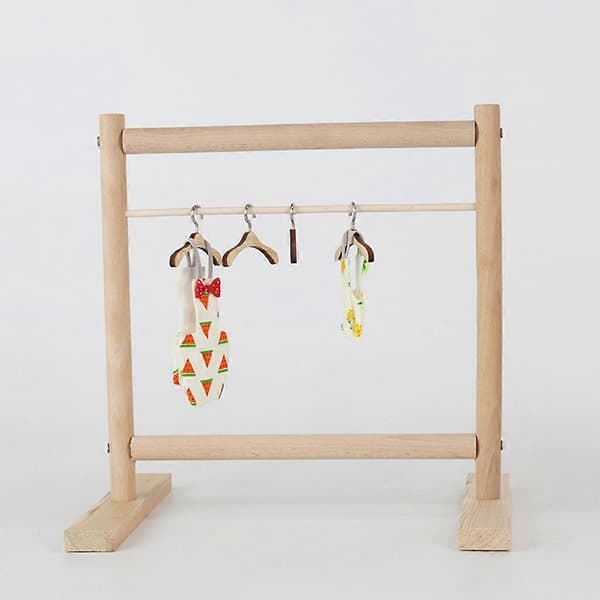 Papegøjer Flyvedragter Display Stand Organizer Hænger Rack til Kostumesæt