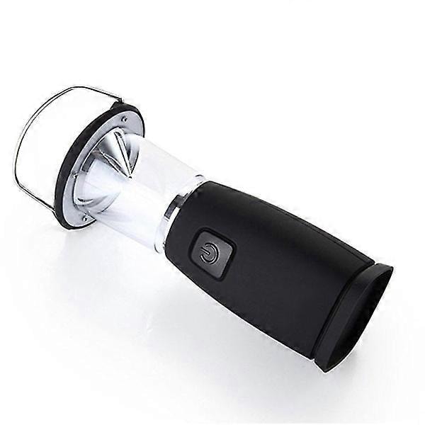 HHL 6 LED Solardriven Handvev Dynamo LED Lampa Lykta för Utomhuscamping Jakt Vandring Segling