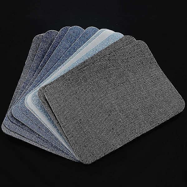 10 stk. termiske stryge-på lapper til reparation af jeans, tasker, hatte og dekoration