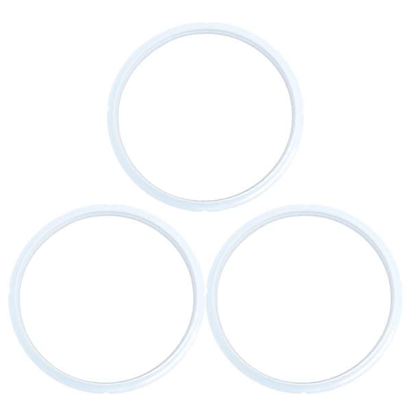 3 stk. silikonpakninger for 5 og 6 Quart trykkokere