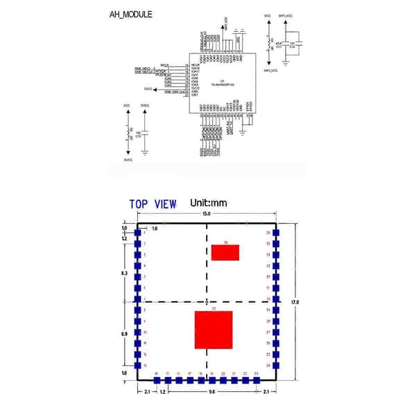 TXW8301 Langdistance Transmission WiFi Modul