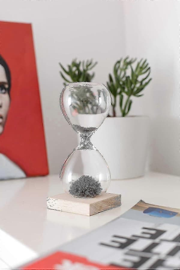 Magnetisk timeglas - Et minuts sandtimer til UK hjemme-/kontorindretning
