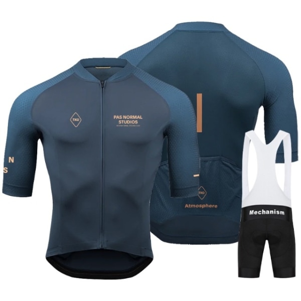 PNS cykeltrøjesæt til mænd med kort ærmet åndbar MTB-cykel Sommer Sort cykeltøj Maillot Ropa Ciclismo Uniform Suit 2 4XL