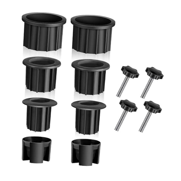 12 stk. Terrassebord Paraplyhull Ring Plugg Erstatning Solid Tilbehør Paraplybord Ring Hullinnsats for Terrasse Utendørs
