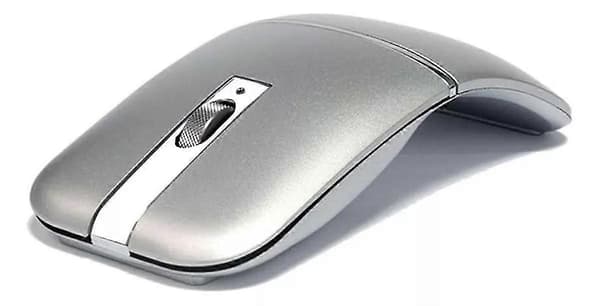 25-26 Genopladelig foldbar buemus, dual-mode (trådløs USB + Bluetooth 5.0), lydløst klik