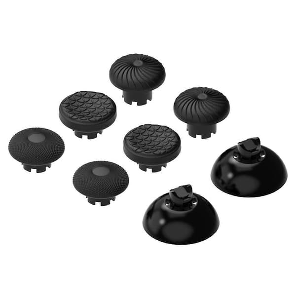 Rocker Cap & Paddle Tillbehörsset för /// Controller Handtag Spelkontroll Tillbehör Svart