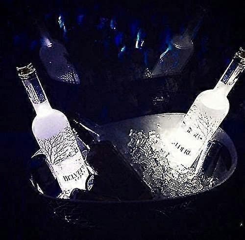LED Coaster, 12-pak Lysende Coasters, LED Flaskelys